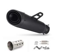 DALIDAK Silenziatore di scarico universale a due strati e tre strati da 51 mm for motociclette con DB Killer for ZX25R NINJA400 R25 MT07 CB400(D THREE-LAYER)