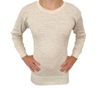 Dalila Casa Maglia Intima Mezza Manica e Manica Lunga Misto Lana Pesante (IT, Testo, XXL, Regular, Regular, Manica Lunga, Melange)