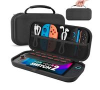 Dalimee Carrying Case for Nintendo Switch 2, Travel Case for Switch 2 with 12 Game Cartridges, Convenient Handle, and Soft Micro-Fiber, Perfect for Nintendo Switch 2 Console & Accessories