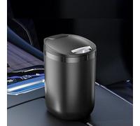 DALIUZEHUI Posacenere Auto per Fiat 600 (2023), Portatile, Facile da Pulire, Estinguente, Nero
