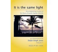 Daljit Singh Jawa It is the same light (Copertina rigida)