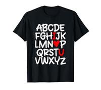 Dalla A alla Z I Love U - Alfabeto dell'amore Apprezzamento insegnante Maglietta