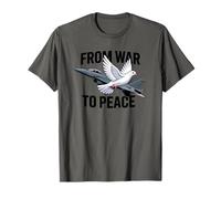 dalla Guerra alla Pace - Jet & Dove Artwork Maglietta