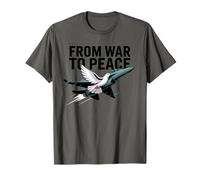 dalla Guerra alla Pace - Jet & Dove Artwork Maglietta