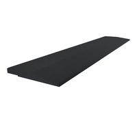 Dalla in gomma profilata Flow Fitness Noir 100x20x2 cm