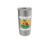 Dalla strada devo andare al ping pong Bicchiere termico in acciaio inox doppia parete