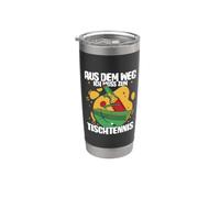 Dalla strada devo andare al ping pong Bicchiere termico in acciaio inox doppia parete
