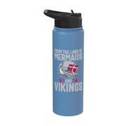 Dalla terra delle sirene e dei vichinghi danese Stainless Steel Insulated Water Bottle