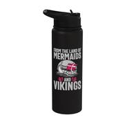 Dalla terra delle sirene e dei vichinghi danese Stainless Steel Insulated Water Bottle