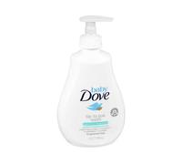 Baby Dove Sensitive Skin Care Baby Wash For Baby Bath Time Fragrance Free Moisture Fragrance Free and Hypoallergenic, Washes Away Bacteria 13 oz