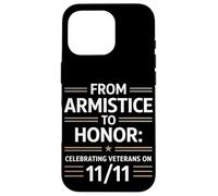 Dall'armistizio all'onore Celebrando la Giornata dei Veterani Veterani Custodia per iPhone 16 Pro