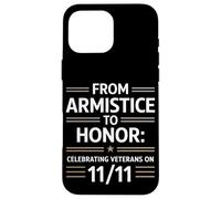 Dall'armistizio all'onore Celebrando la Giornata dei Veterani Veterani Custodia per iPhone 16 Pro Max