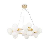 Dallas Lampada a sospensione Moderna in metallo dorato 28 W Moderna IP 20 AC 220-240 G9x25 non incl. per interni, sala, cucina, soggiorno