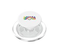 Dallas Texas Groovy Tie Dye 70s Inspired Vintage Vibes PopSockets PopGrip per MagSafe