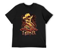 Dallas TV Series I Shot Jr Men's T-Shirt Fashion Spring Summer Casual Short Sleeve O Neck Black L