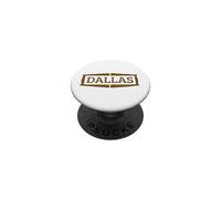 Dallas Vintage 60s Inspired Subtle Texas PopSockets PopGrip Adesivo