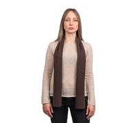 DALLE PIANE CASHMERE Mini Sciarpa Donna 100% Cashmere - Marrone