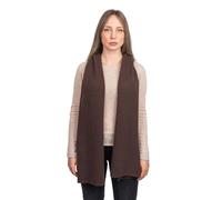 DALLE PIANE CASHMERE Sciarpa Donna 100% Cashmere - Marrone
