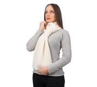 DALLE PIANE CASHMERE Sciarpa Donna 100% Cashmere - Panna