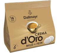 Dallmayr Crema d' oro Mild e FEIN Pad, Confezione da 1 x 16 Cialde