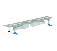 DALLMER caniveau de douche CeraLine PLAN 2 caniveaux, F 900mm, DN 50 hauteur 90mm, 521910, 521910