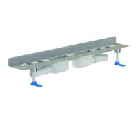 DALLMER caniveau de douche CeraLine PLAN 2 caniveaux, L 900mm, DN 50 hauteur totale 90mm, 521965, 521965