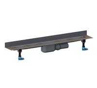 DALLMER caniveau de douche CeraLine PLAN W 1200mm, DN 50 Hauteur totale 90mm, 523181, 523181