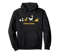 Dall'uovo al Pollo Arrosto Un Viaggio Felpa con Cappuccio