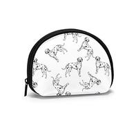 Dalmata cane bradipo musica folle portamonete portafogli cambio custodia elegante portachiavi cerniera piccole borse cosmetiche per il trucco