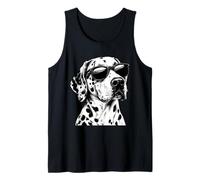 Dalmata con Occhiali da Sole Canotta