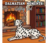 Dalmatian Coloring Book: Cute Spotted Dogs for Relaxation and Creativity