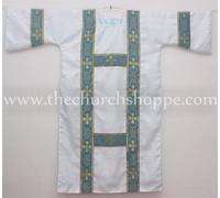 Dalmatica Bianco Marian Casula Con Deacon's Ha Rubato E Maniple,