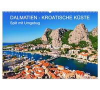 DALMATIEN - KROATISCHE KÜSTE - Split mit Umgebung (Wandkalender 2026 DIN A2 quer), CALVENDO Monatskalender: Top-Strände und die vielen Inseln wurde zu einem der attraktivsten Reiseziele in Europa.