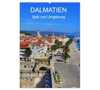 DALMATIEN - Split und Umgebung (Wandkalender 2026 DIN A2 hoch), CALVENDO Monatskalender: Top-Strände und die vielen Inseln wurde zu einem der attraktivsten Reiseziele in Europa.