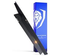 DALSTRONG - 12" Slicing & Carving Knife - Shadow Black Series - Black Titanium Nitride Coated - High Carbon - 7CR17MOV-X Vacuum Treated Steel- Sheath - NSF Certified