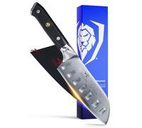 DALSTRONG Coltello Santoku Mini - Serie Shogun - 5” (127mm) - AUS-10V Giapponese - Con Trattamento Termico in Vuoto - con Fodero