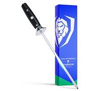 DALSTRONG Honing Steel - 10" Rod - Gladiator Series - HC Stainless Steel - G10 Garolite Handle - NSF Certified