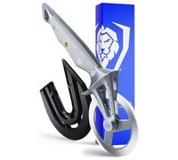 Dalstrong Rotella tagliapizza con manico G10 bianco, rotella e taglierina per pizza Orbit Razor, in acciaio inox ad alto tenore di carbonio, affilata, protezione per pollice e copertura lama