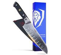 DALSTRONG Santoku Knife - Shogun Series - Damascus - Japanese AUS-10V Super Steel 67 Layers - Vacuum Treated - 7" (180mm)