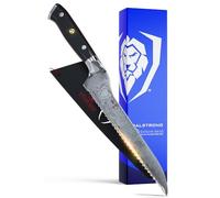 Dalstrong seghettata Offset Coltello- Shogun Series- aus-10 V Giapponese Super Acciaio 67 Layers- Sacchetti Treated- 20,3 cm - Incluso Fodero