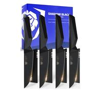 DALSTRONG - Set di Coltelli da Bistecca - Serie Shadow Black - Lame da 12,7 cm - NSF Certified