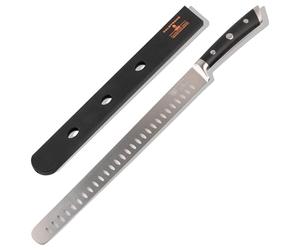 DALSTRONG - Slicing Carving Knife -12" - Granton Edge - Gladiator Series - German HC Steel - G10 Handle - w/Sheath