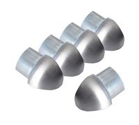 Dalsys 5x angolo esterno per profilo piastrelle 10mm, profilo quarto di cerchio in acciaio inox spazzolato