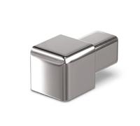 Dalsys 5x Terminale profilo quadrato 10mm acciaio inox lucidato