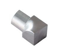 Dalsys 5x angolo interno per profilo piastrelle 12,5mm, profilo quarto di cerchio in acciaio inox spazzolato