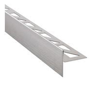 Dalsys Doccia a cuneo inclinato, profilo inclinato 98cm, altezza 12,5mm, sinistra Profilo doccia argentato per cabina doccia, acciaio inox resistente alla corrosione