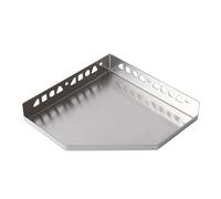 Dalsys Piatto doccia piastrellabile 200mm x 200mm argento piatto doccia angolare per piastrelle, accessori bagno, acciaio inox resistente alla corrosione