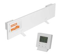 Dalsys Riscaldamento a infrarossi antimuffa 60W, 12 x 60 x 1,3cm Bianco