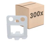 Dalsys Sistema di livellamento per piastrelle 1mm 300 alette, set di accessori per la posa, strumento per piastrellista