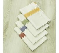 Daltex Spinato, Set di 4 Strofinacci in Puro Cotone, Made in Italy